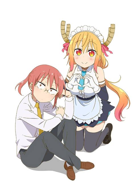 kobayashi san chi no dragon maid|kobayashi dragon maid kiss anime.